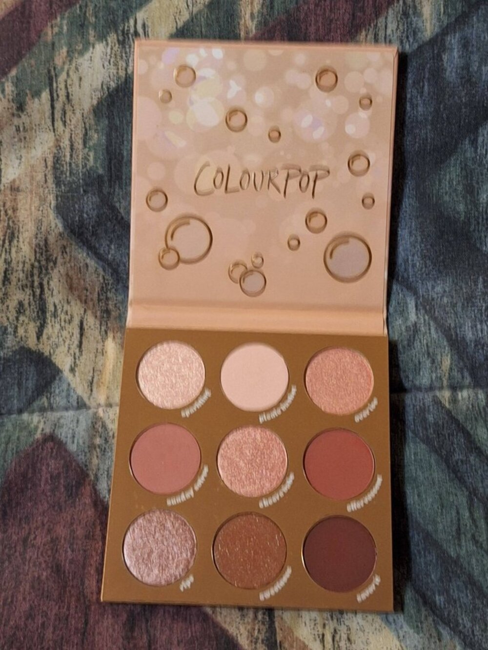 Colourpop By The Rosé Eyeshadow Palette – New Without Box – Neutral Pink Gold
